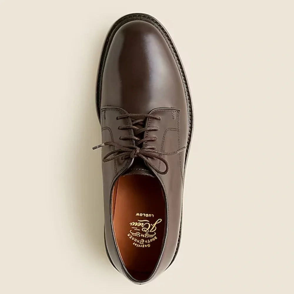 Used J. Crew Ludlow derbys